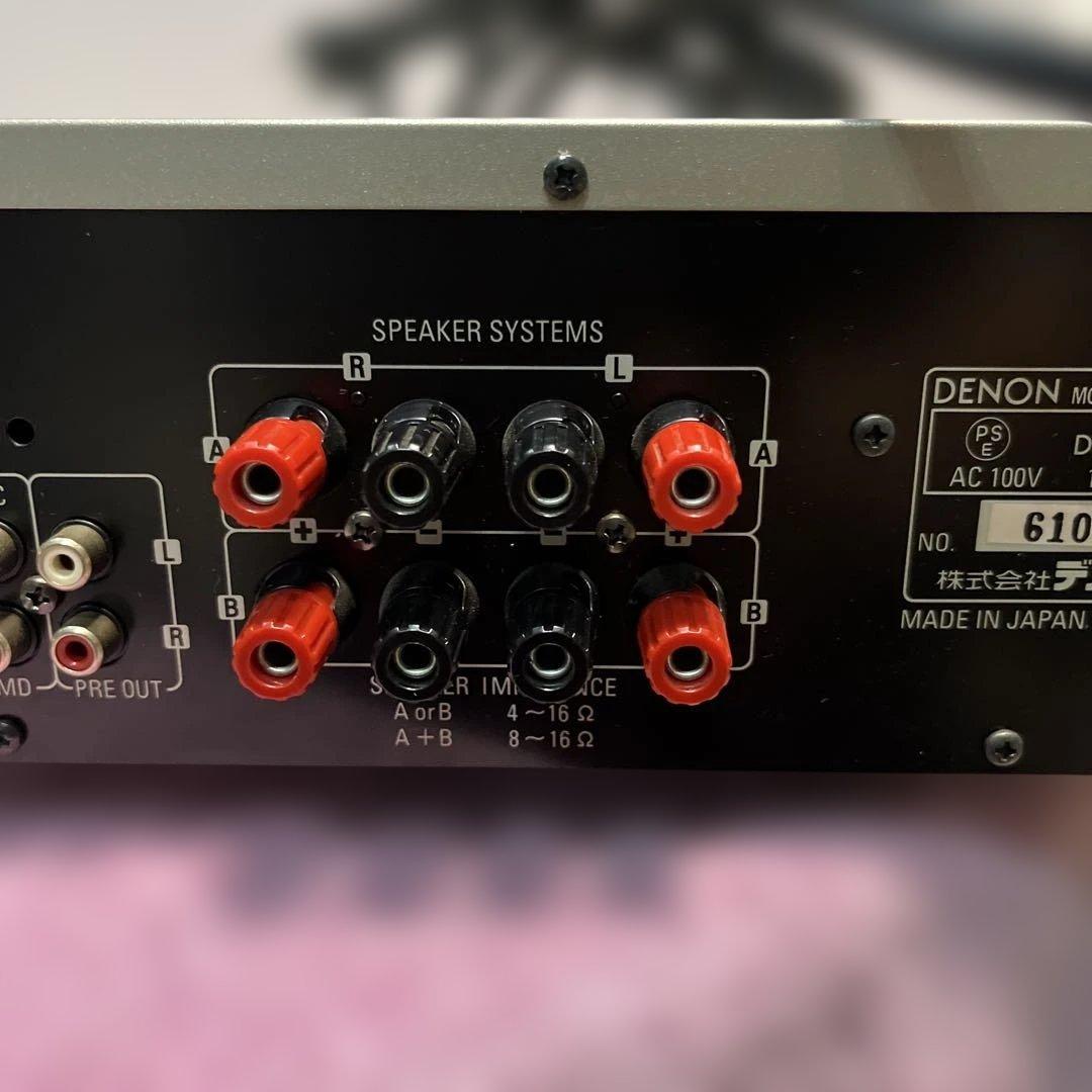 DENON オーディオプリメインアンプ PMA-390AE リモコン付き