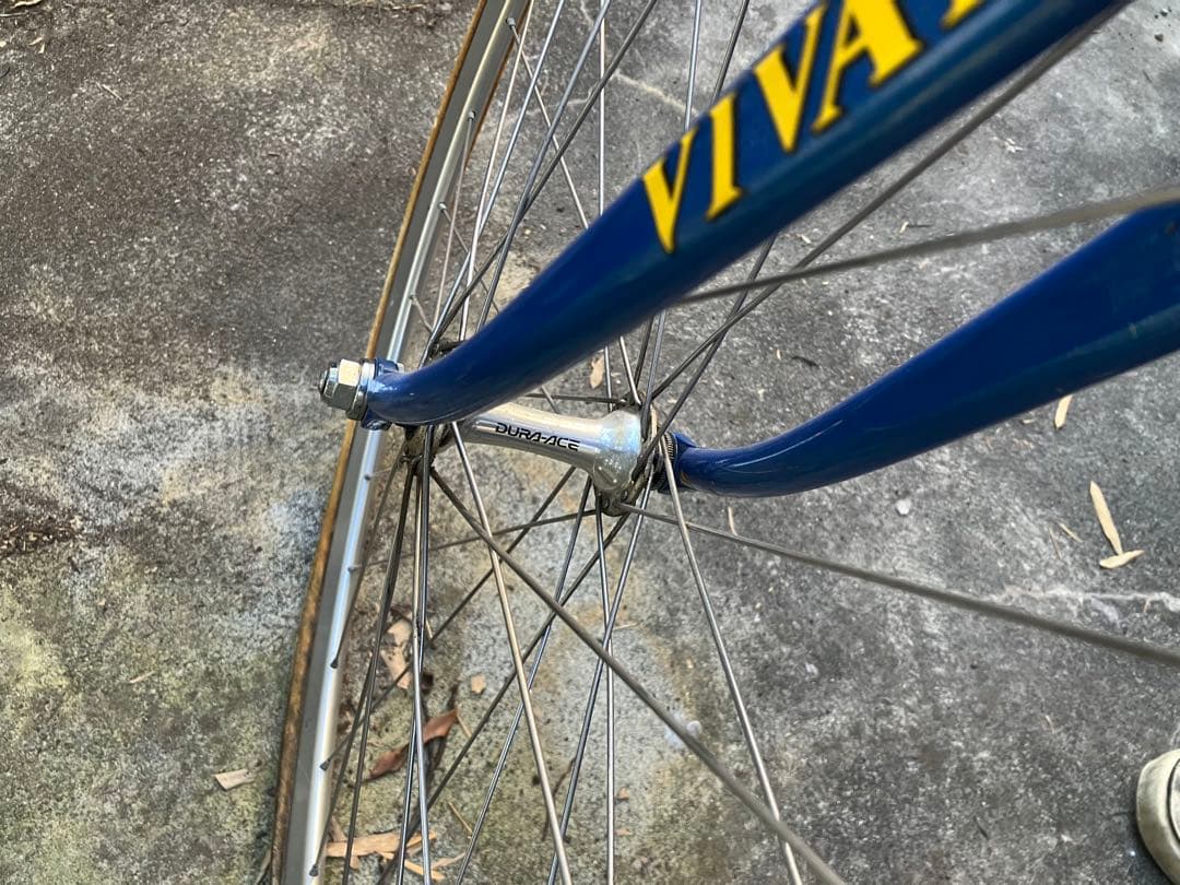 【値下げ可】vivalo NJS ピスト バイク クロモリ 青 NITTO 競輪