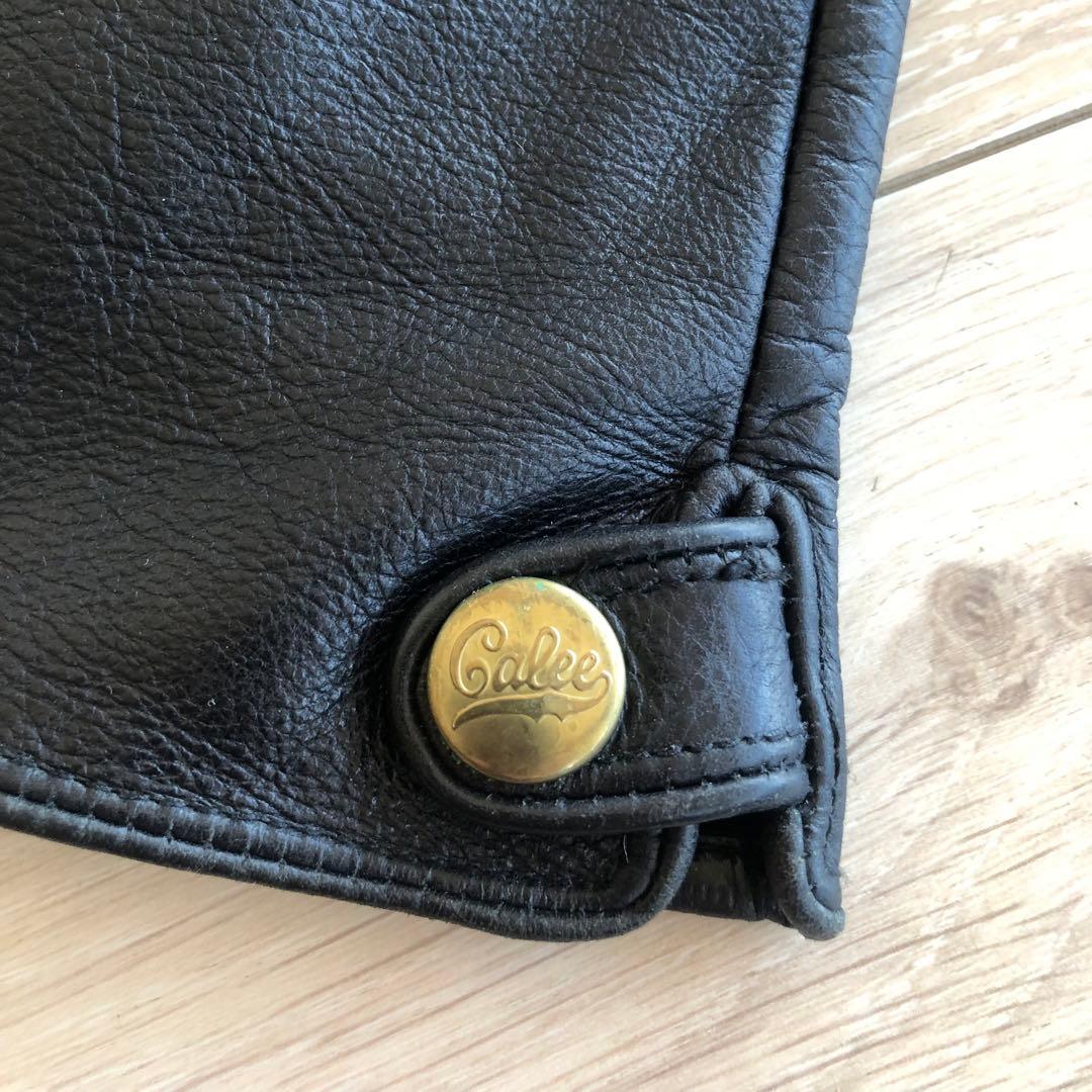 CALEE レザー手袋 グローブ　MEDIUM ブラック