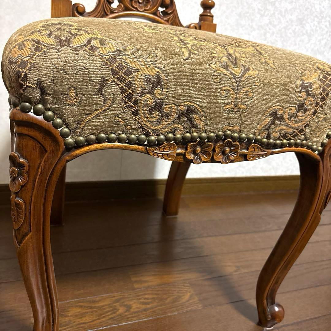 【美品】希少 アンティーク 猫脚 スツール