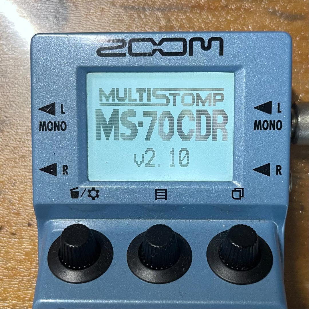 ZOOM MS-70CDR MULTISTOMP 【空間系マルチエフェクター】