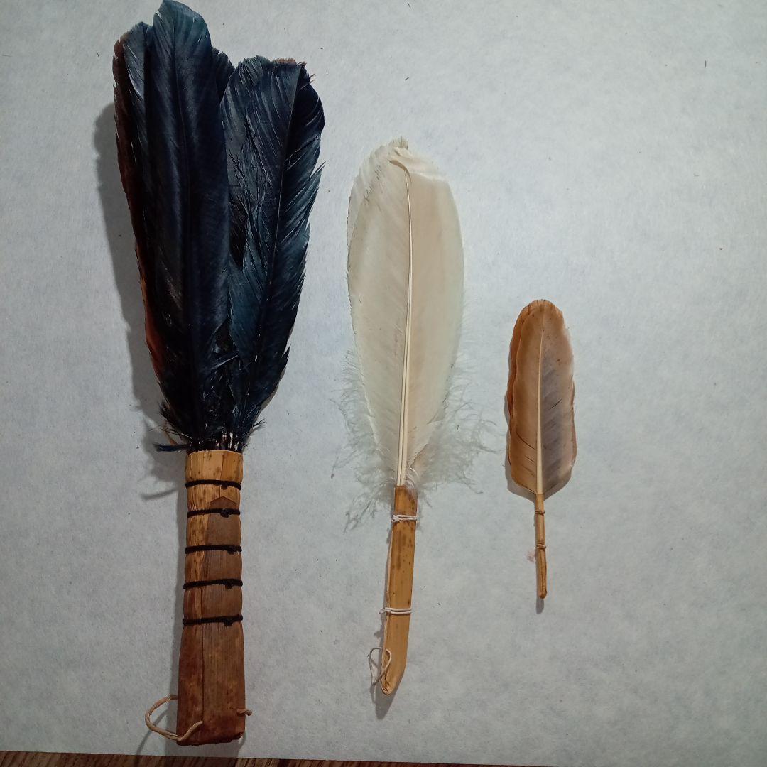 茶道具　羽箒3本セット