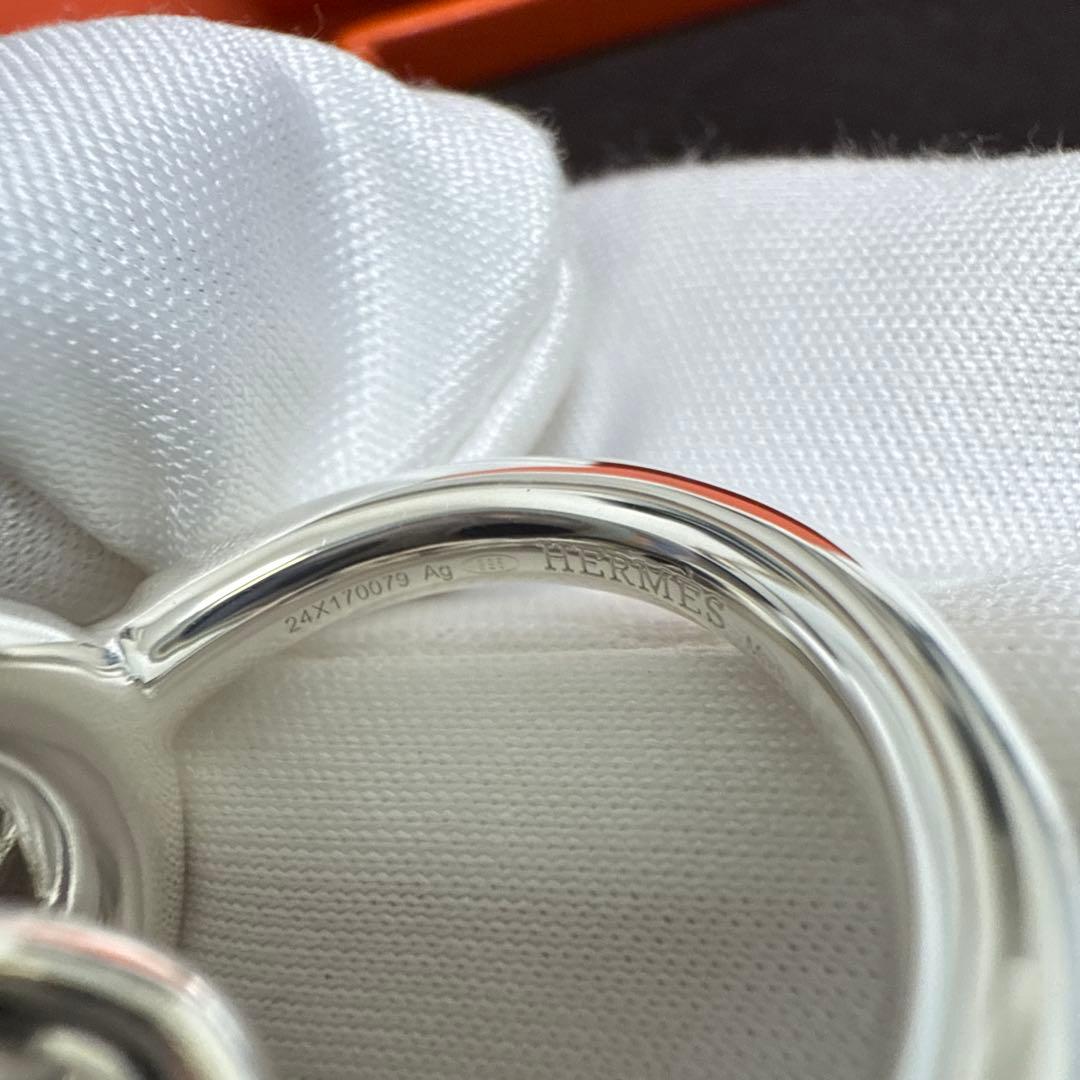 2*9様 新品未使用！HERMES　シェーヌダンクル　クロワゼットリング53