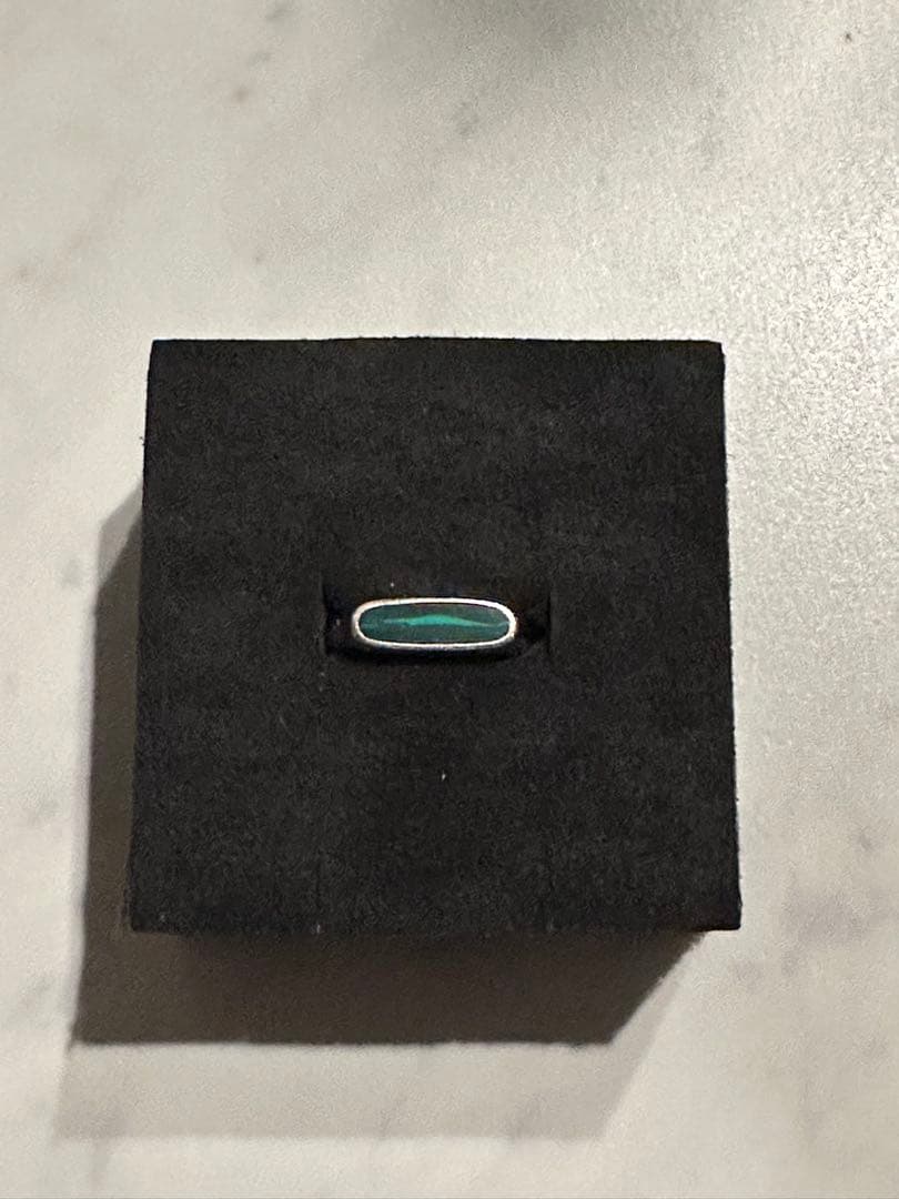 【常田大希 着用】TOM WOOD / Mario Ring Malachite