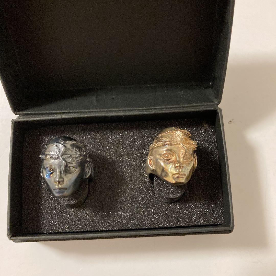 未使用　望月峯太郎　ドラゴンヘッド　龍頭リング　2個セット　指輪