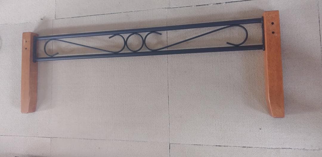 【中古】ニトリ　アイアンフレーム　シングルベッド