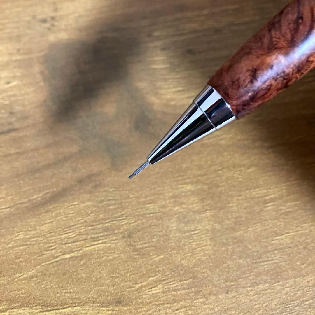 クラフトエー　クラフトA　本花梨瘤極上　mp202　製図用シャーペン　杢軸　木軸