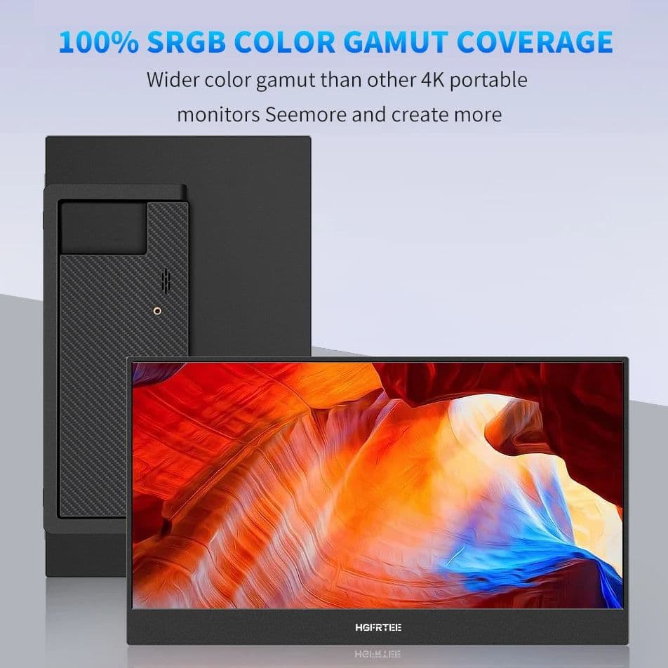 HGFRTEE 14インチ モバイルモニター 4K 3840 x 2160