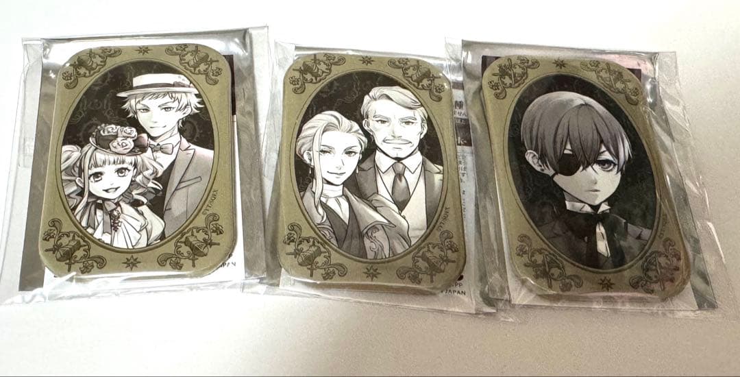 黒執事 Black Lavel 缶バッジ Rich Black シエル 3点