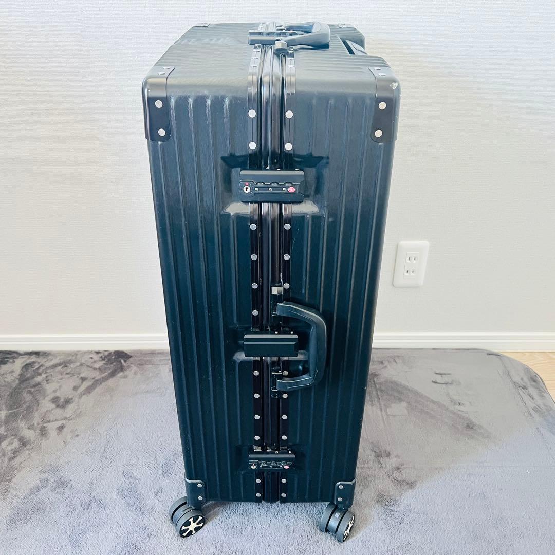 【TABITORA】 90L ブラック　スーツケース　キャリーバッグ　大型　旅行
