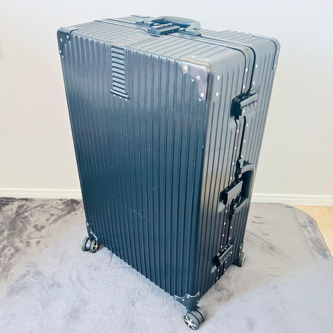 【TABITORA】 90L ブラック　スーツケース　キャリーバッグ　大型　旅行