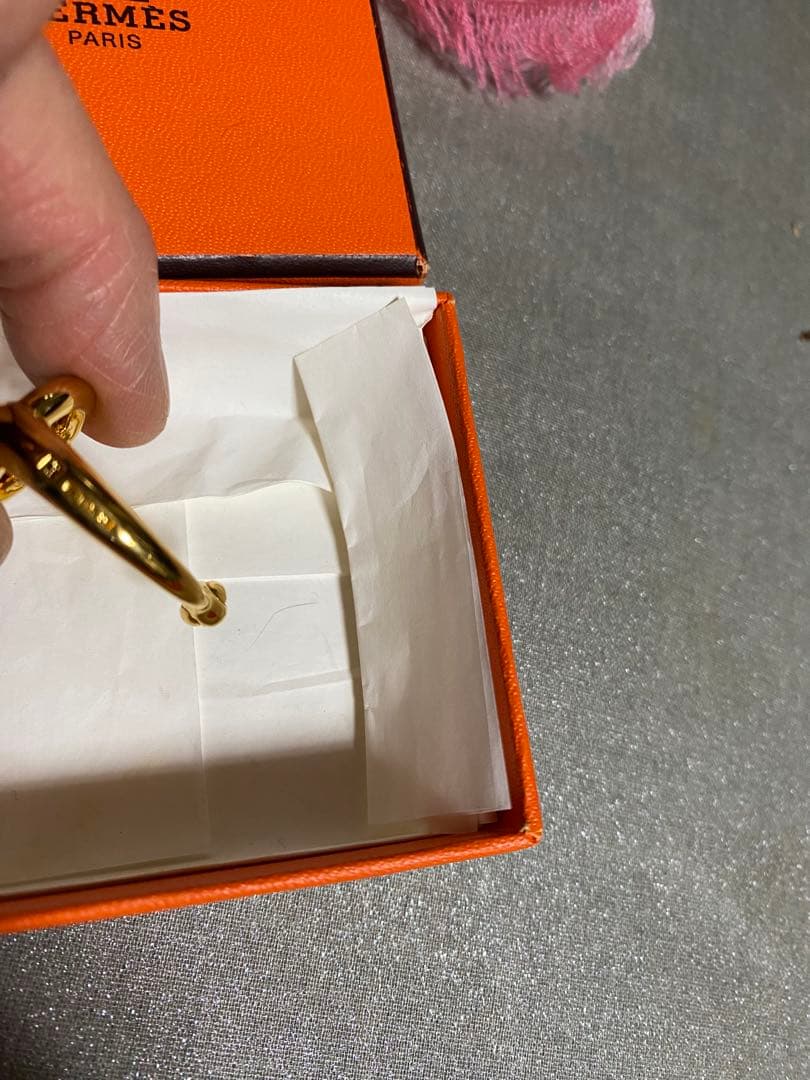 エルメス HERMES シェーヌダンクル ルガテ スカーフリング