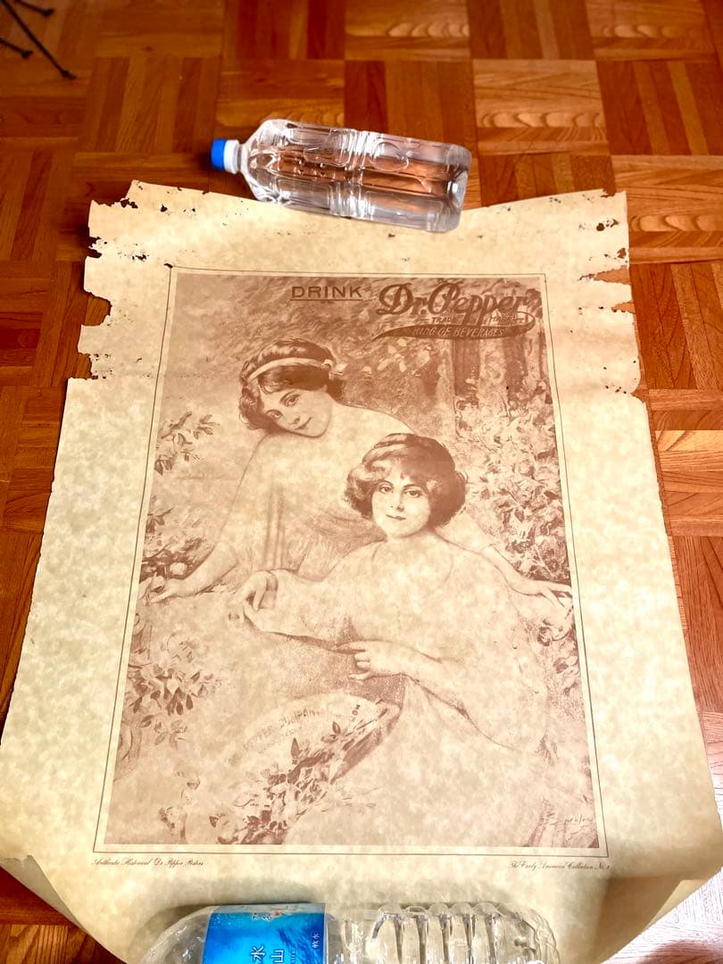 vintage antique Dr PEPPER ポスター6枚セット