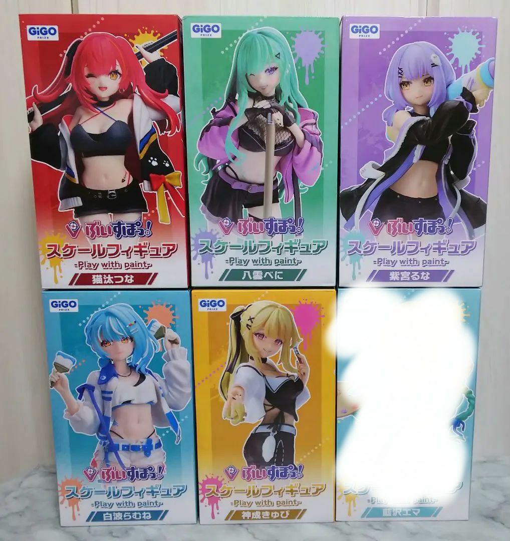 【未開封/メルカリ便】美少女フィギュアまとめ売り6点 ぶいすぽスケールフィギュア