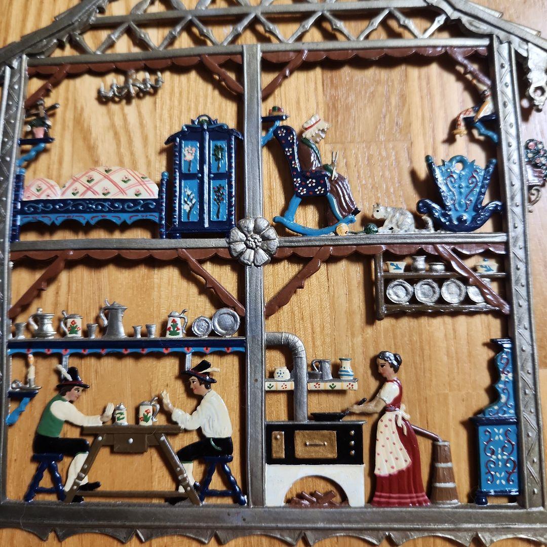 ドイツ製 錫 壁飾り wilhelm schweizer