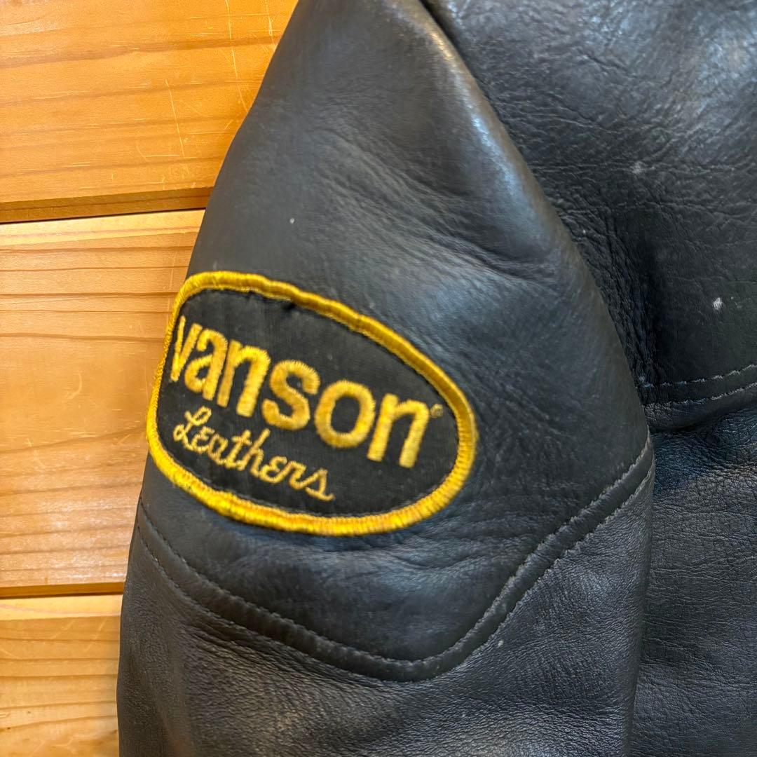 【専用商品】VANSON バンソン ライダース ジャケット 38（送料込み）
