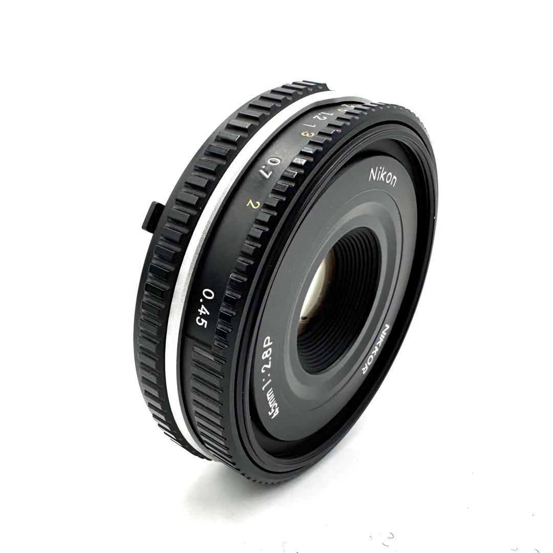❁美品❁Nikonニコン Ai-s Nikkor 45mm f2.8Pパンケーキ