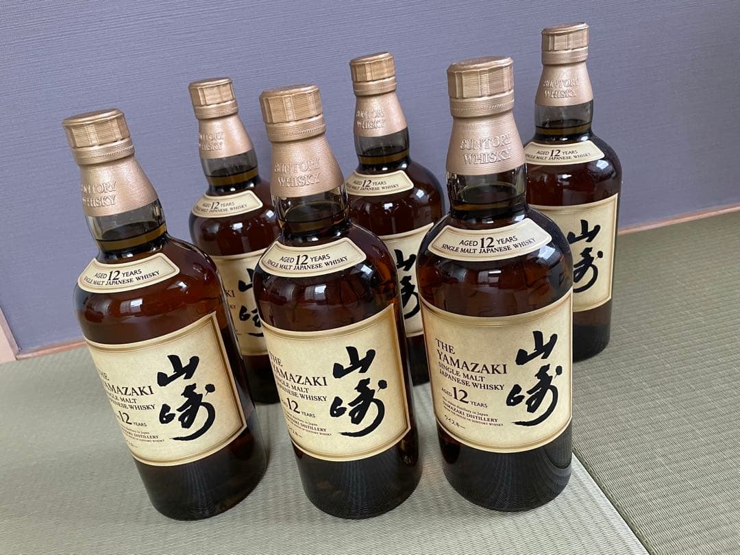 山崎 12年 シングルモルトウイスキー 6本セット
