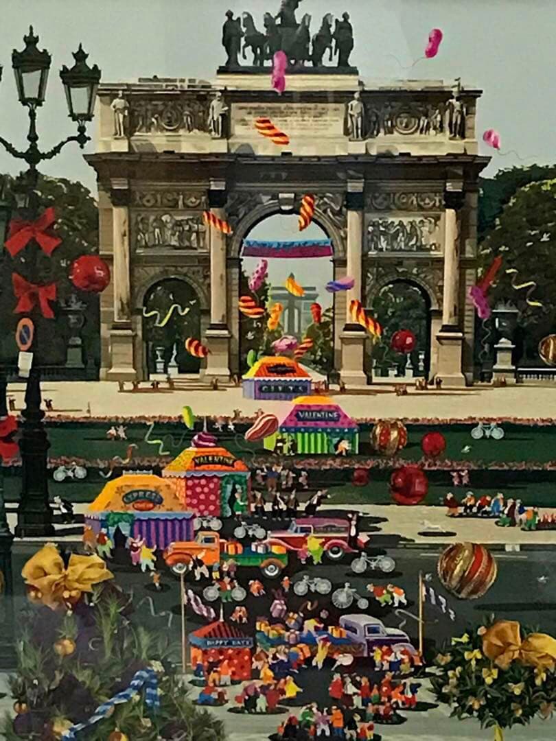 ヒロヤマガタ　「ギフト」 シルクスクリーン ED100/250 額装