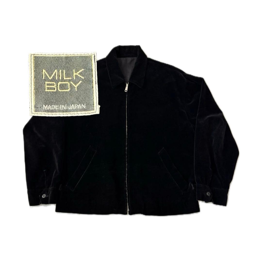 は*ち様 90s MILKBOY ベロアジャケット シャツ special vi