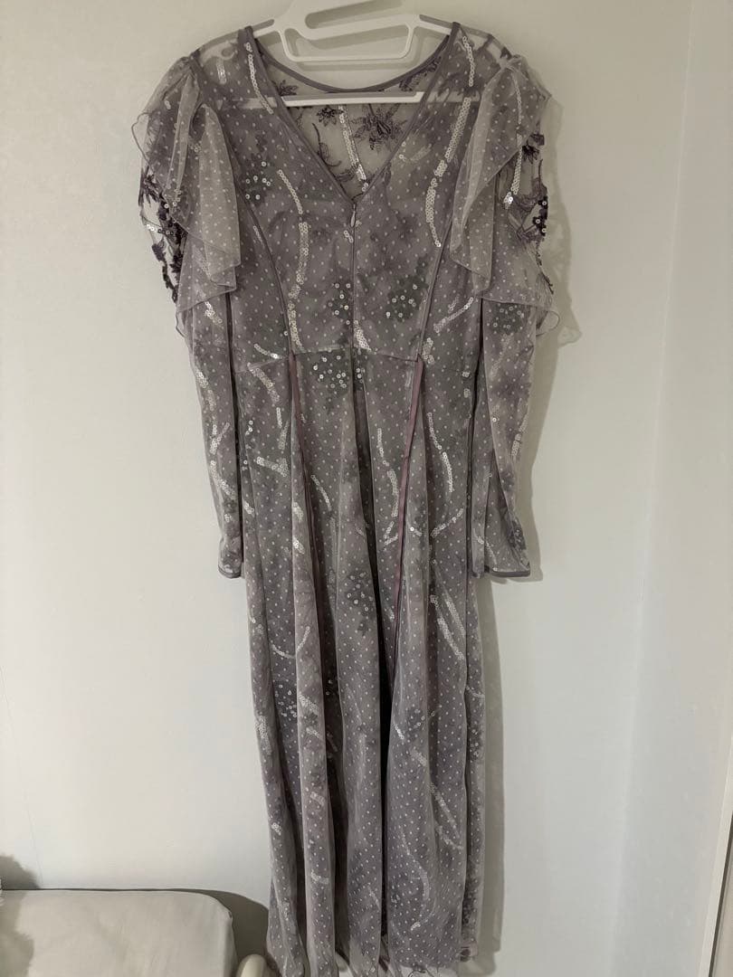 snidel スナイデル スパンコールワンピース