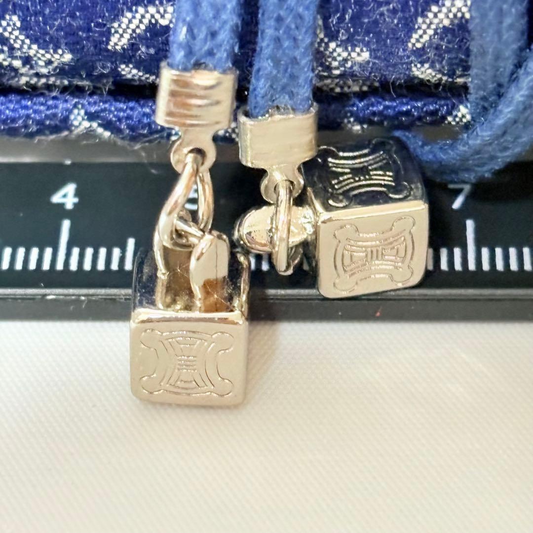 CELINE セリーヌ　Cマカダム総柄巾着ポーチ＋ハンドタオル　ギフト