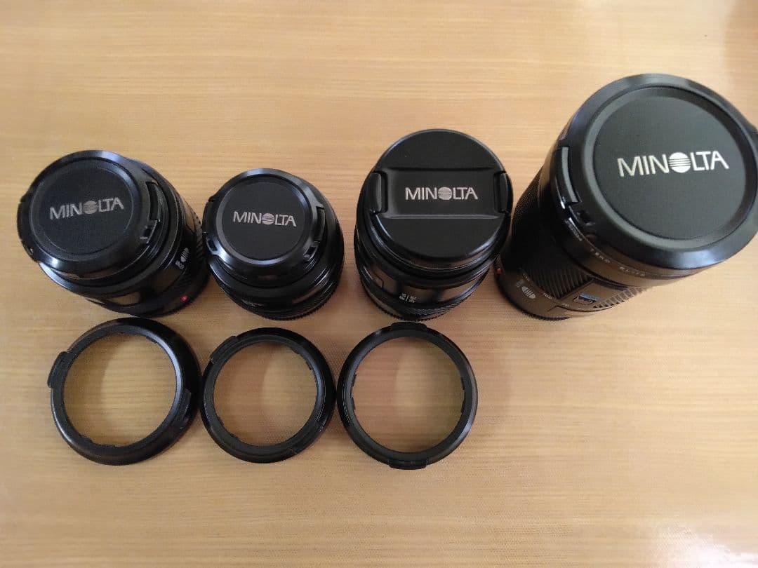 ミノルタAFズーム4本セット