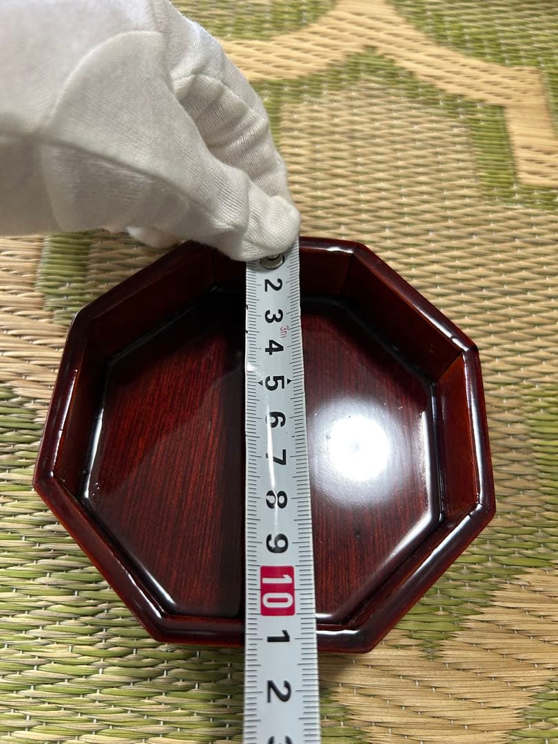 【父の骨董コレクション】韓国螺鈿 伝統工芸 漆器 九節板 クジョルパン 食器