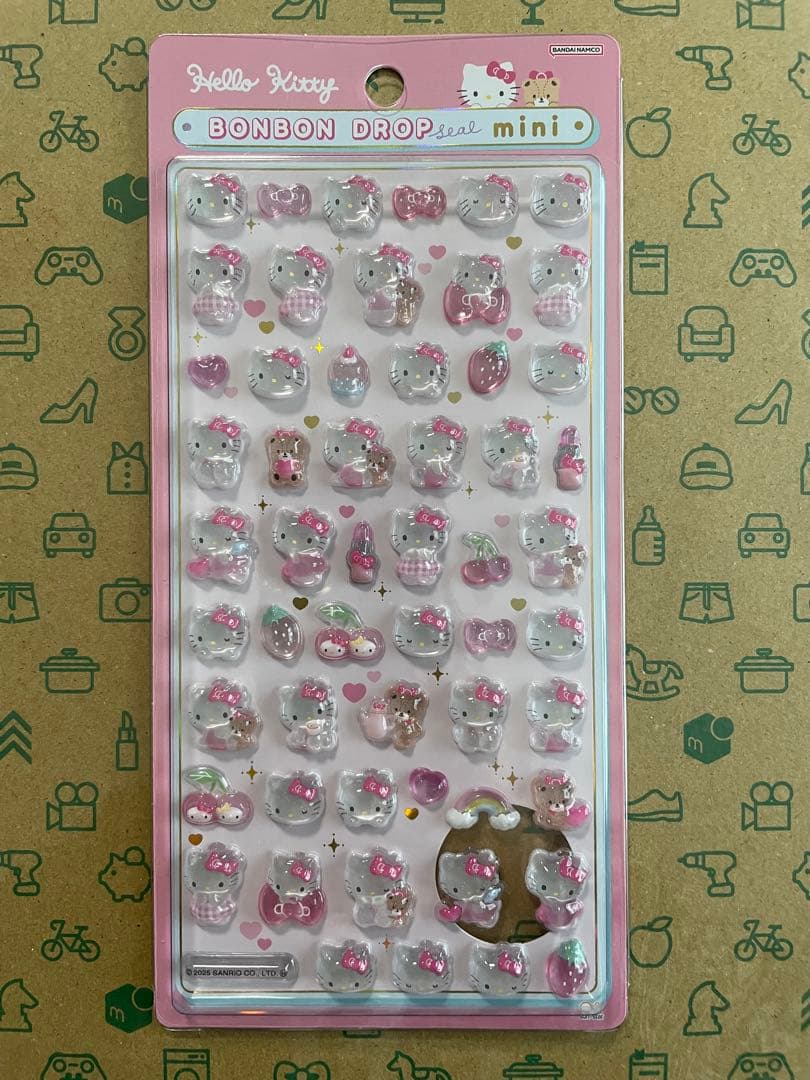 【正規品】サンリオボンボンドロップシールミニ　7個セット