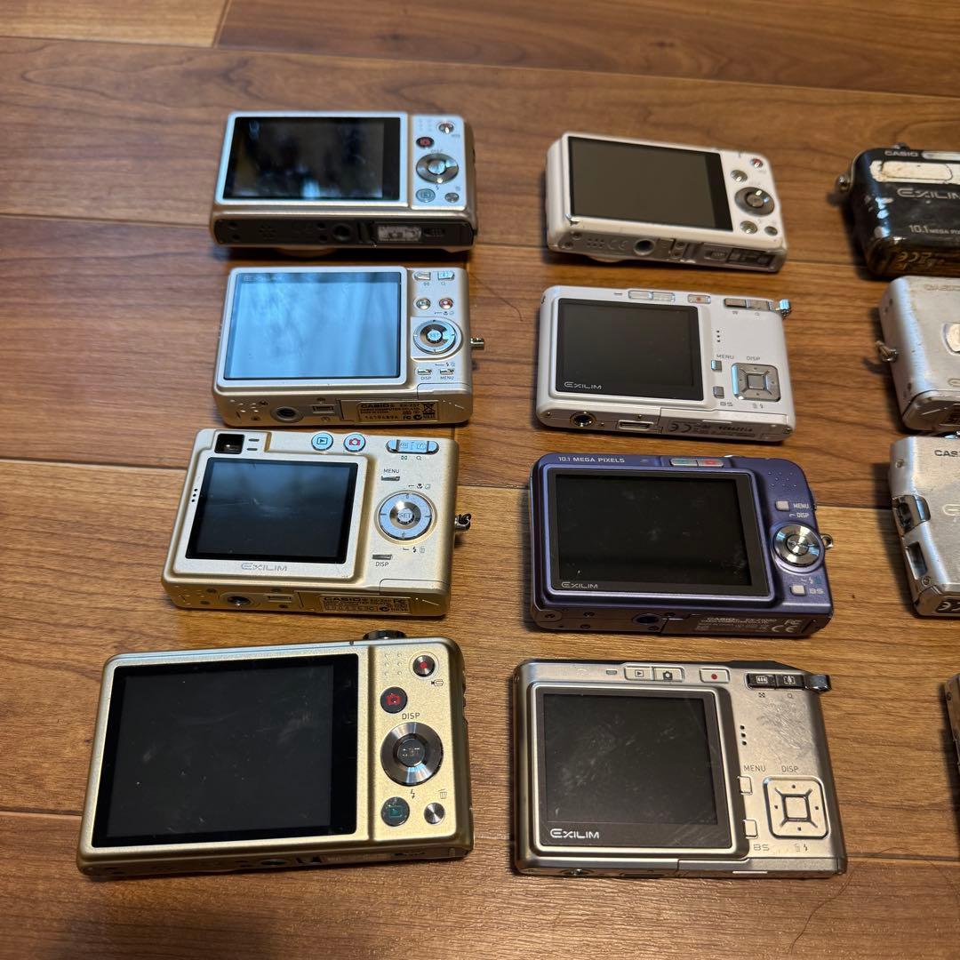 d*9様 ジャンク16台セット CASIO EXILIM デジタルカメラ