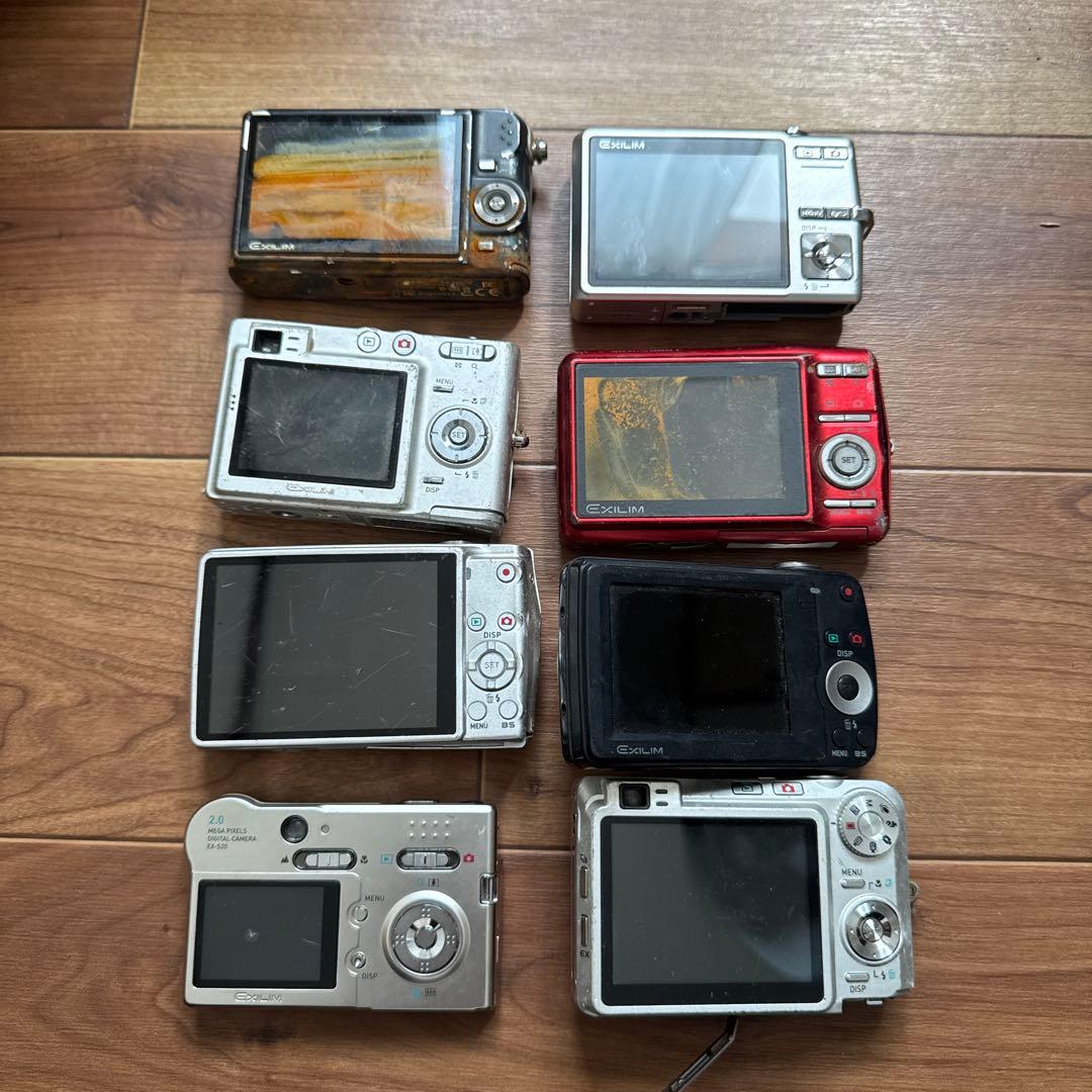 d*9様 ジャンク16台セット CASIO EXILIM デジタルカメラ