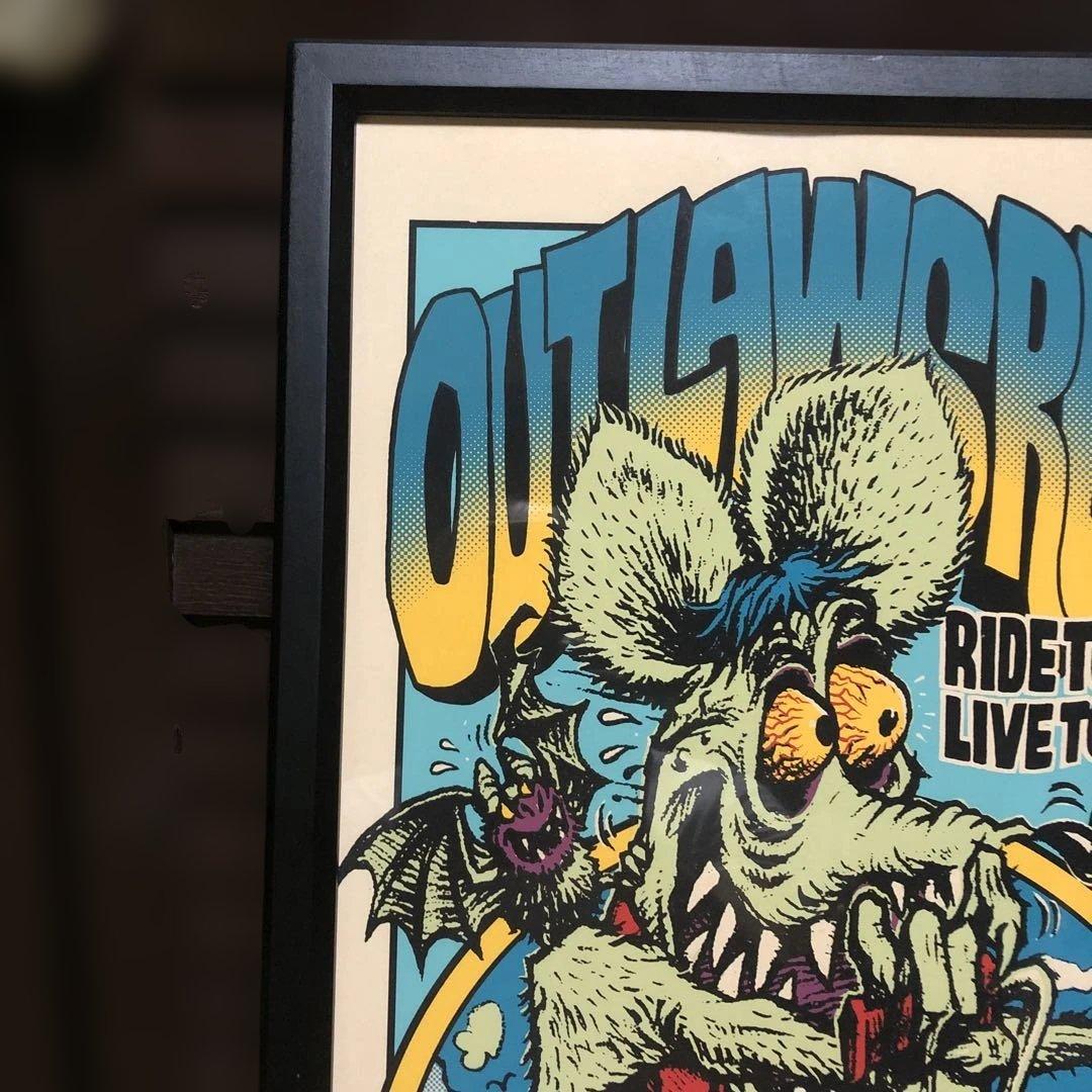 ロッキンジェリービーン、Rat Fink シルクスクリーン版画