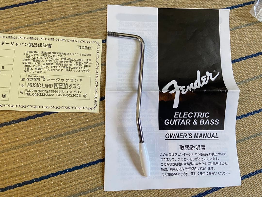 TONEBOX様　Fender Japan ストラトキャスターブラック 日本製