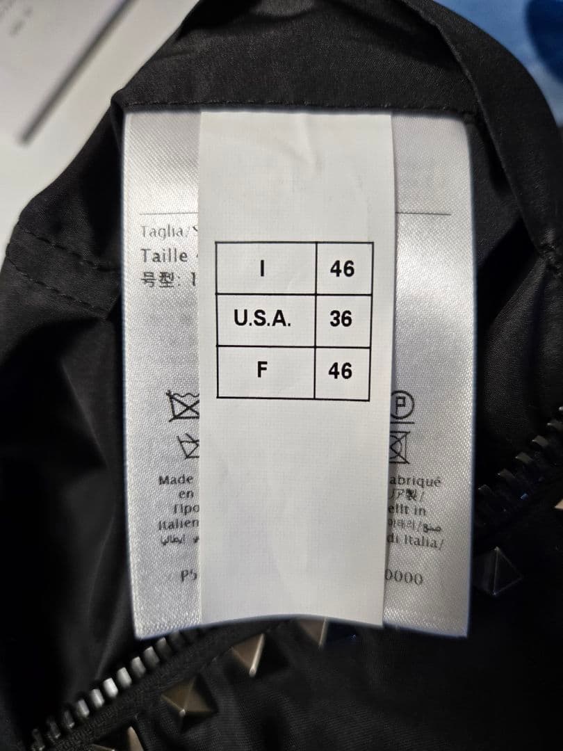 tyutarox Valentino ロックスタッズ ブルゾン黒 46