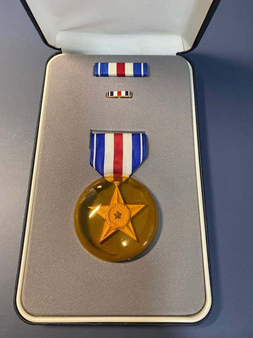 シルバースター勲章　銀星章　米軍　アメリカ軍　完品