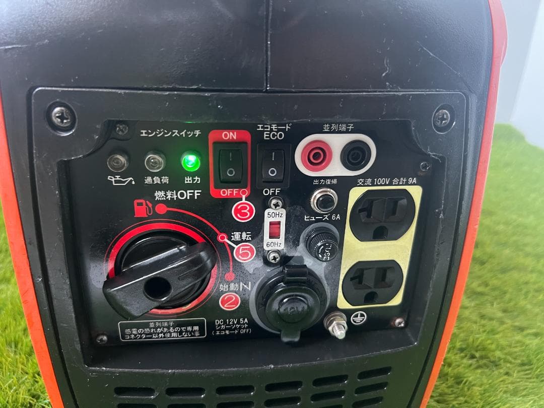 KOSHIN 工進 インバーター発電機 GV-9i ♪ 動作良好♪ KHD76