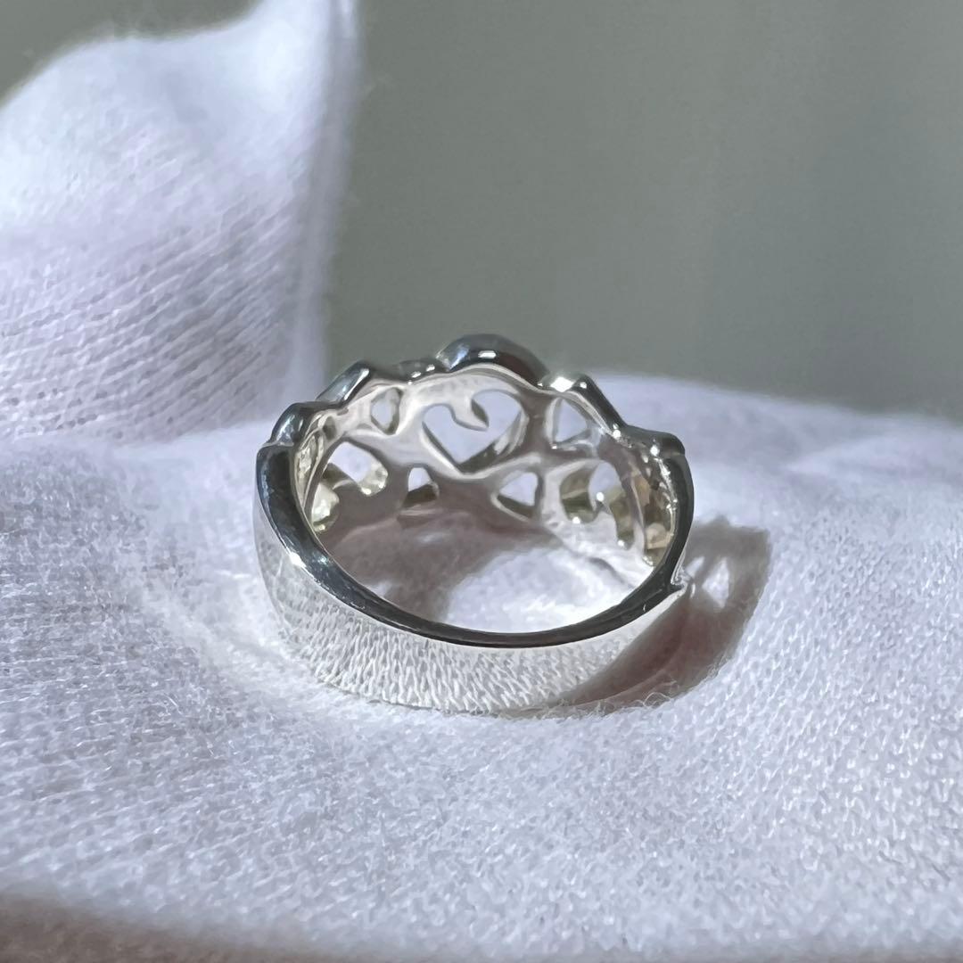 【美品】ティファニー✨リング✨トリプル ラビングハート ✨パロマピカソ✨ピンキー