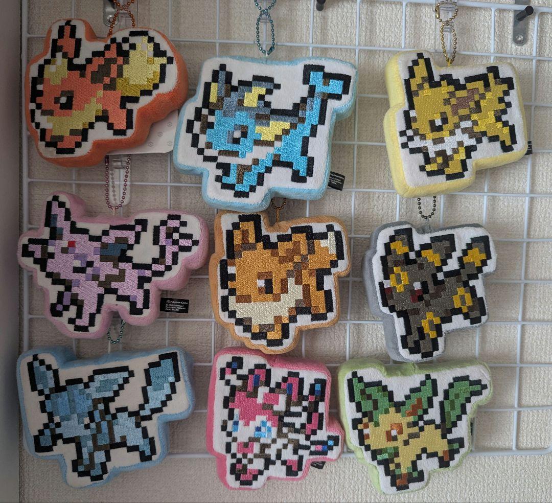 ポケモン イーブイドットコレクション マスコット キーホルダー ブイズ 9体