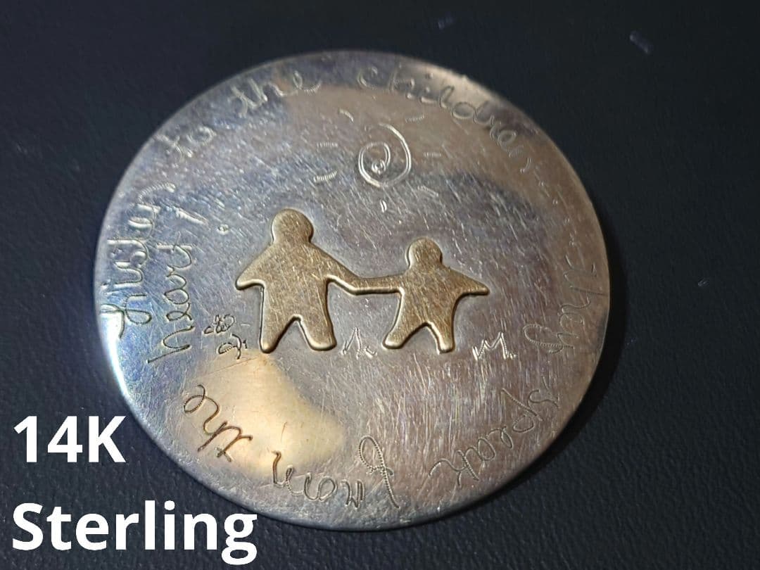 SaveTheCildren 14K(14金) Sterling バッヂ