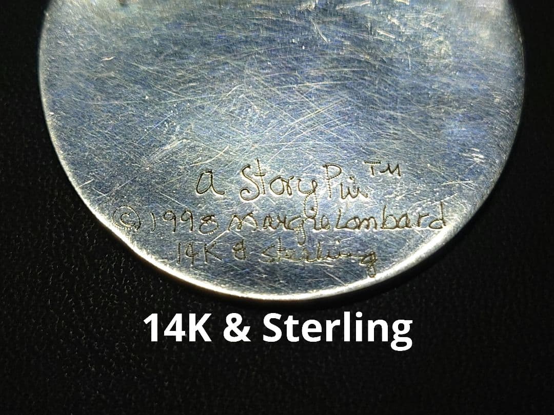 SaveTheCildren 14K(14金) Sterling バッヂ