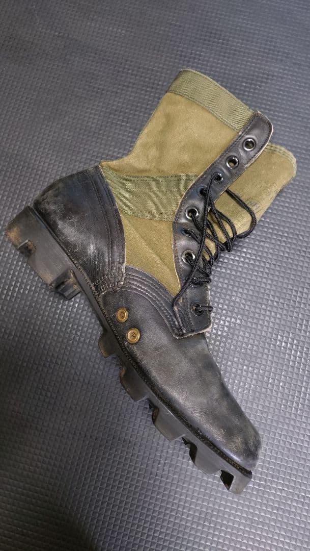 米軍 ジャングルブーツ サイズ9W(27cm幅広) ベトナム戦争