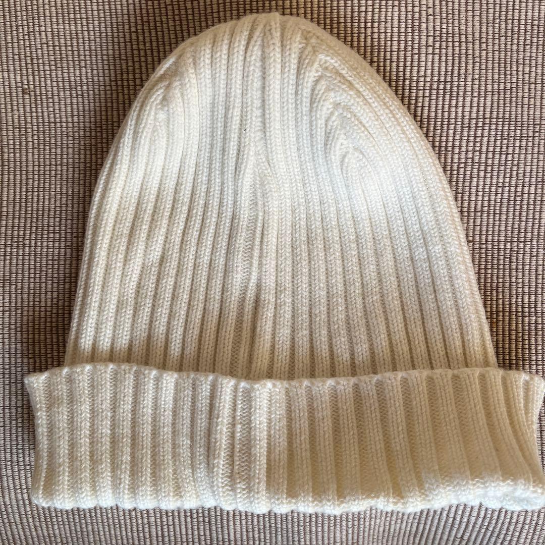 【美品／希少】supreme boxlogo ニット帽／ホワイト