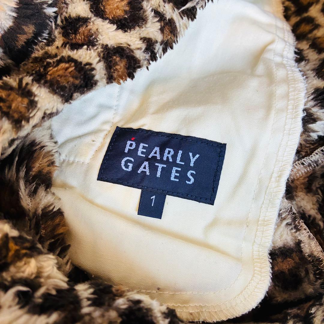 未使用級　PEARLYGATES パーリーゲイツ　レオパード　PG ボア