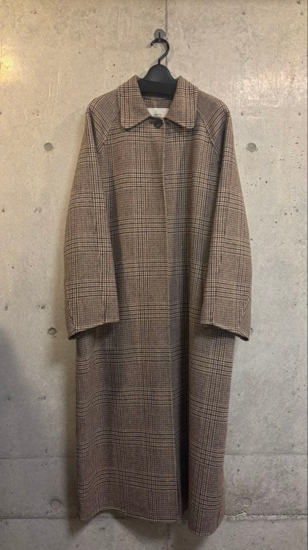 TODAYFUL ステンカラーチェックコート 38