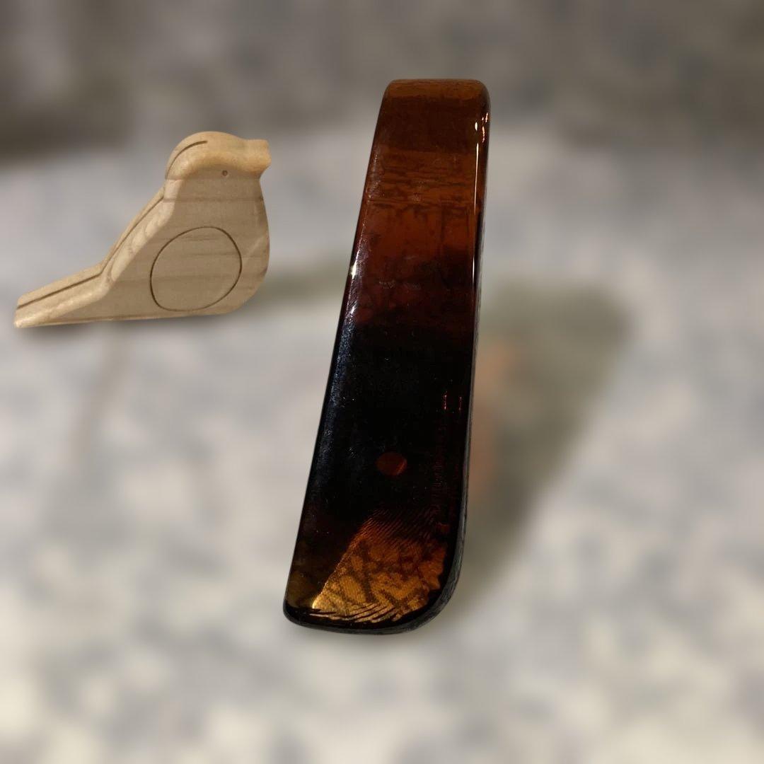 ミナペルホネン　イッタラ　コラボ　ガラスバード　おまけ付き　オレンジ　bird