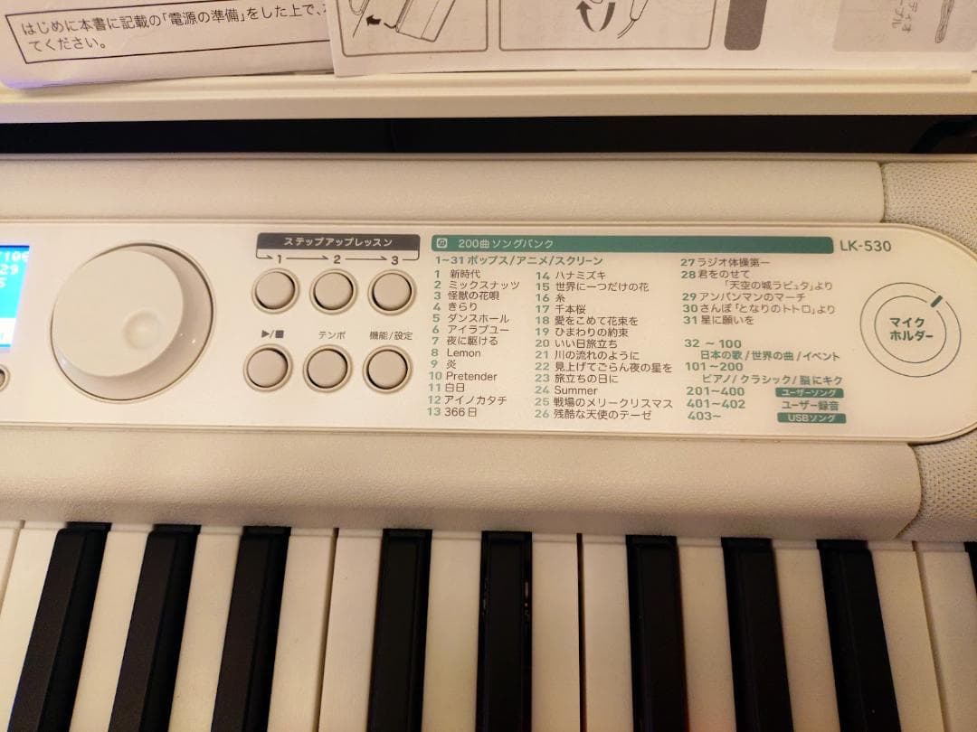 CASIO Casiotone LK-530 キーボード
