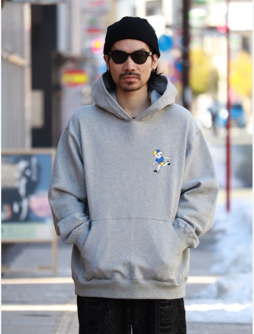 BlackEyePatch グレーパーカー　L