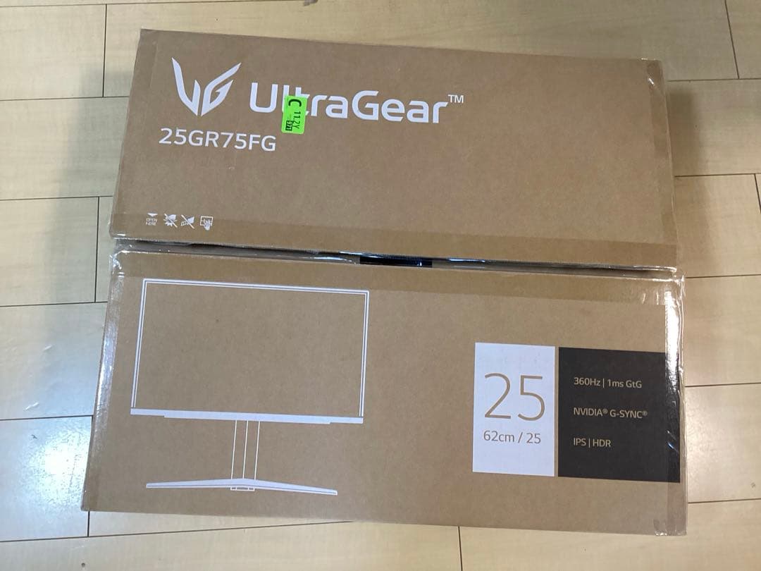 LG ゲーミングモニター 25GR75 24.5インチIPS (24年4月購入)