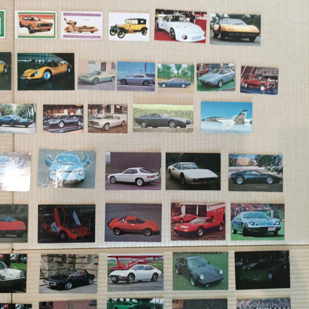 自動車 スーパーカー トレーディングカード83枚とファイル3冊セット