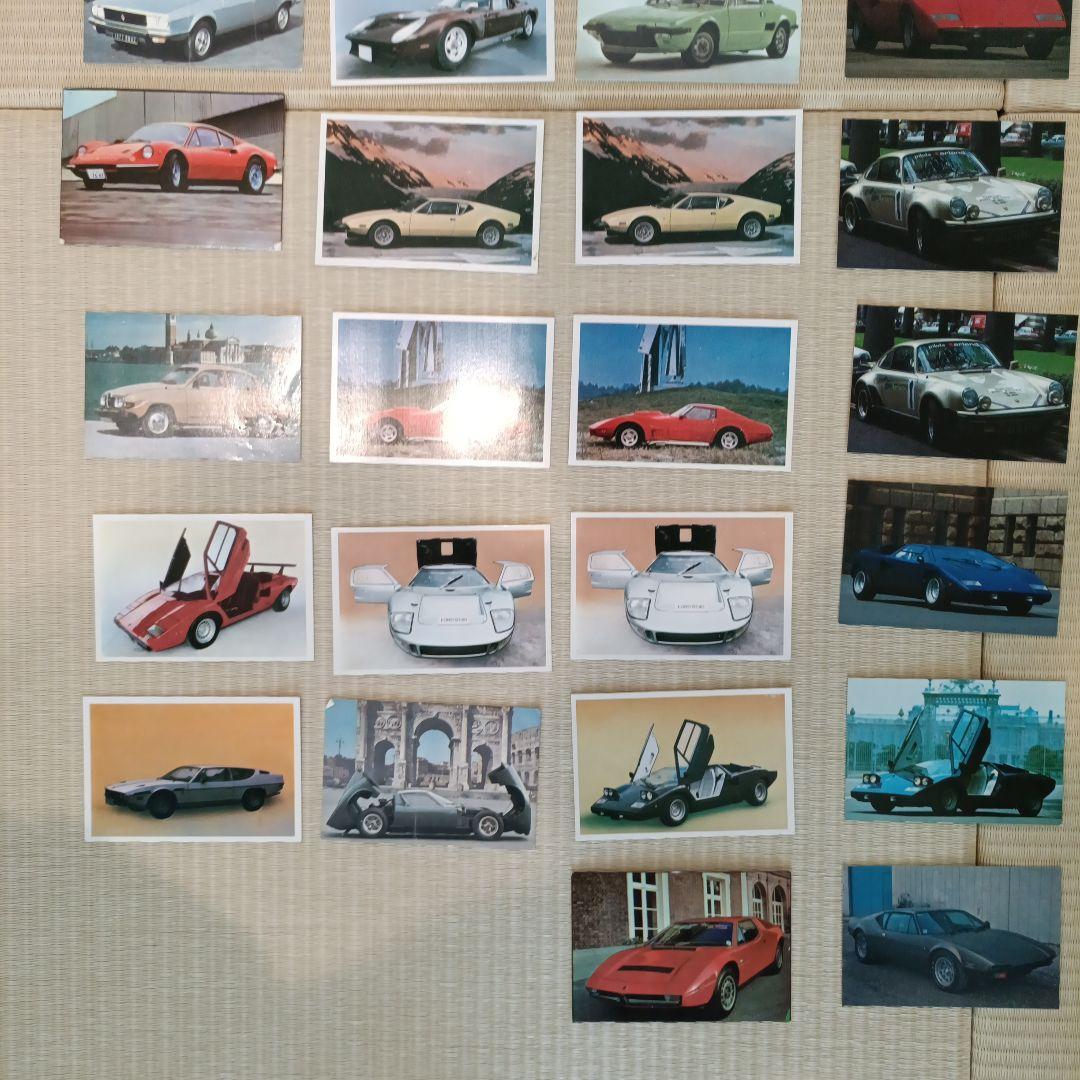 自動車 スーパーカー トレーディングカード83枚とファイル3冊セット